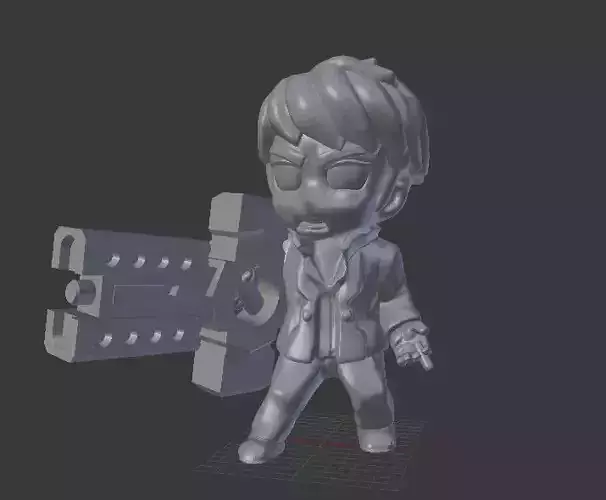 Crossgun Merc 3D print model