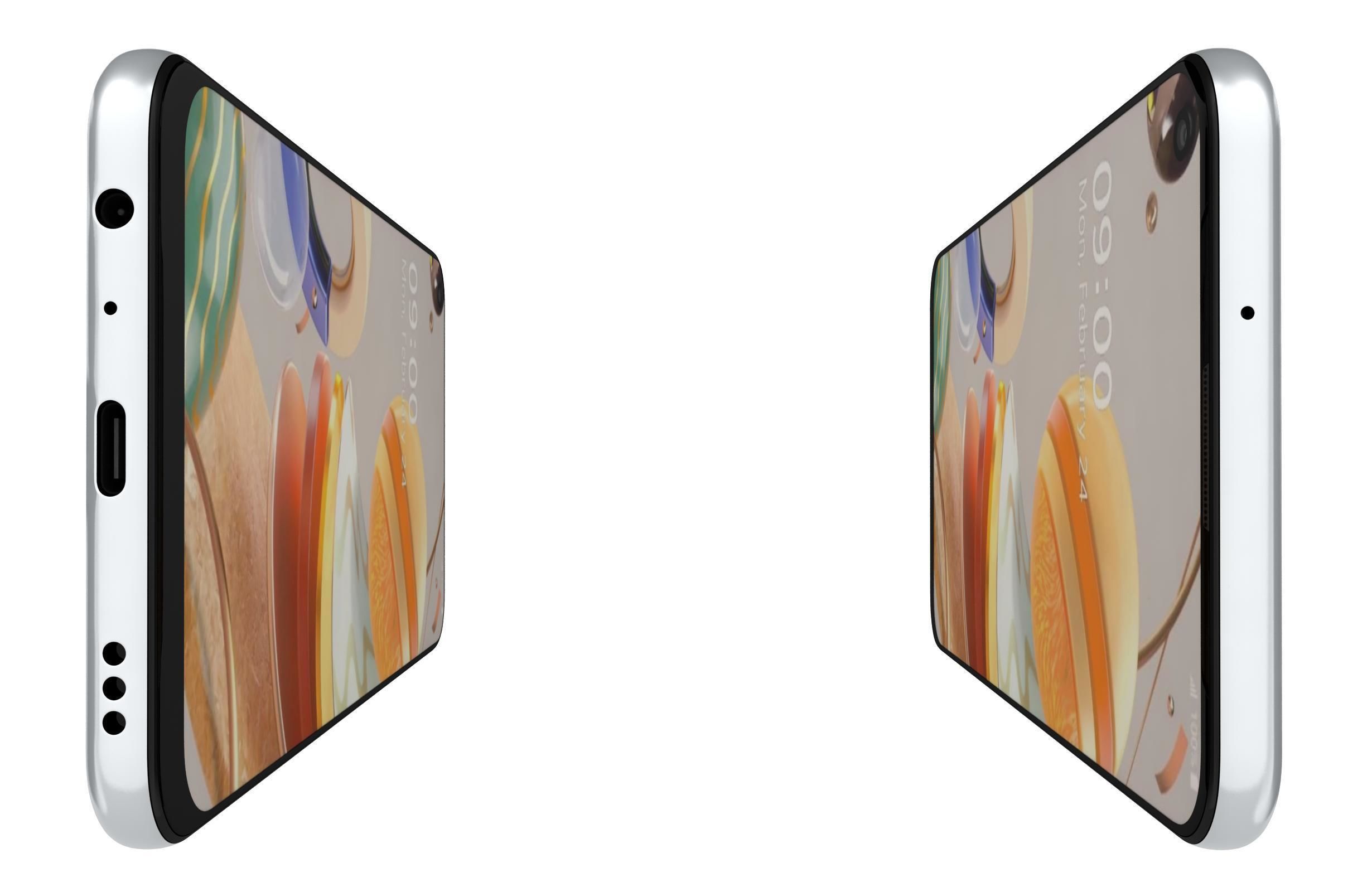 LG K61 Blue And White 3D model_18