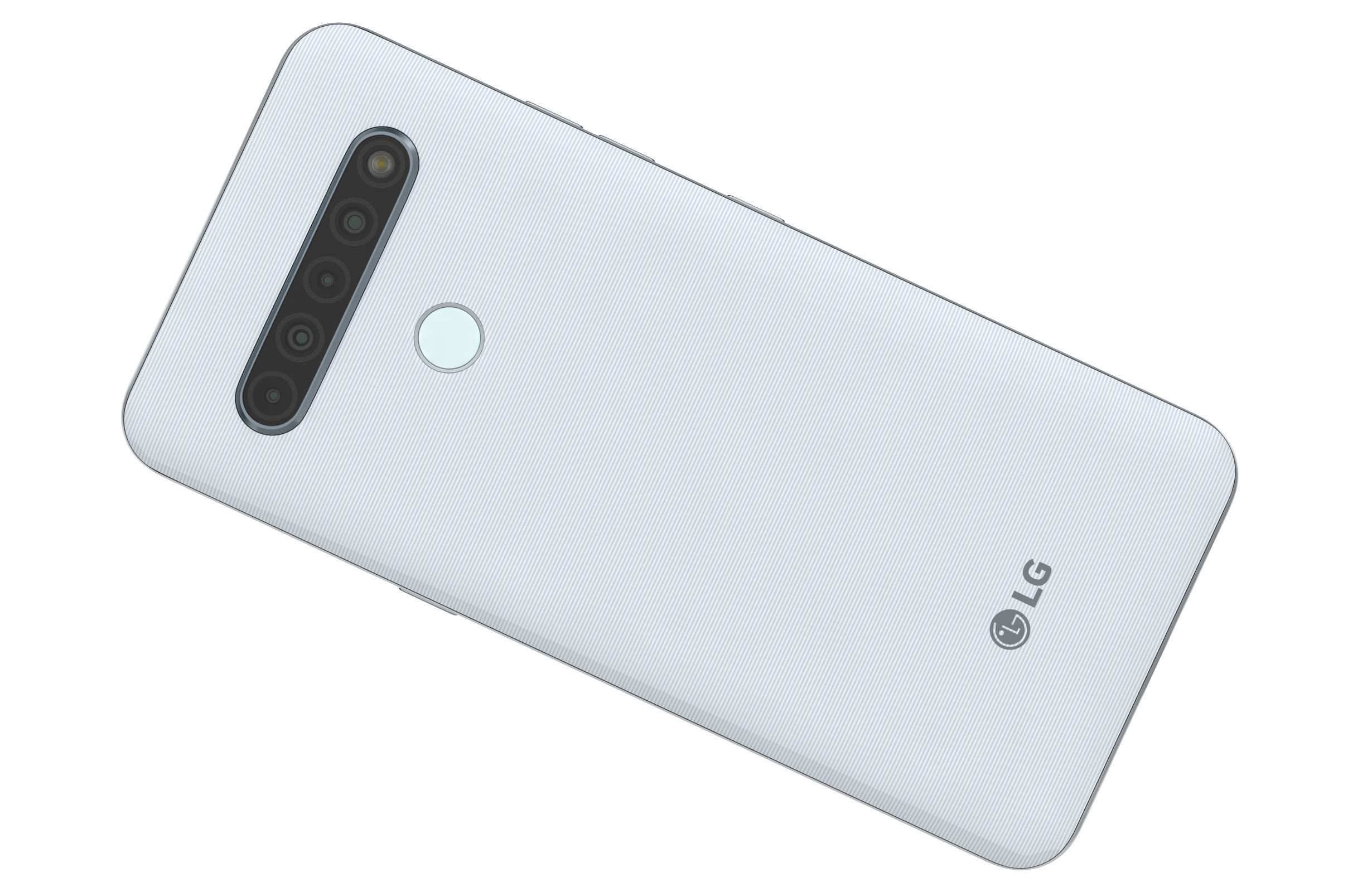 LG K61 Blue And White 3D model_22