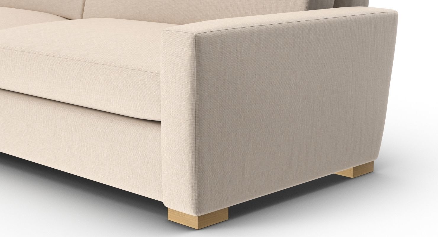 Restoration Hardware Maxwell Upholstered Sofa 3D model_9