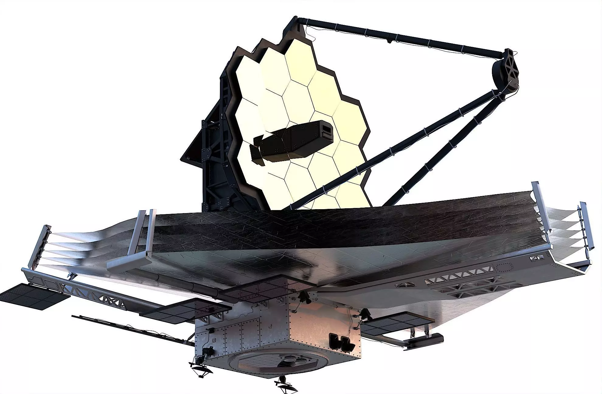Jamesweb Space Telescope 3D model