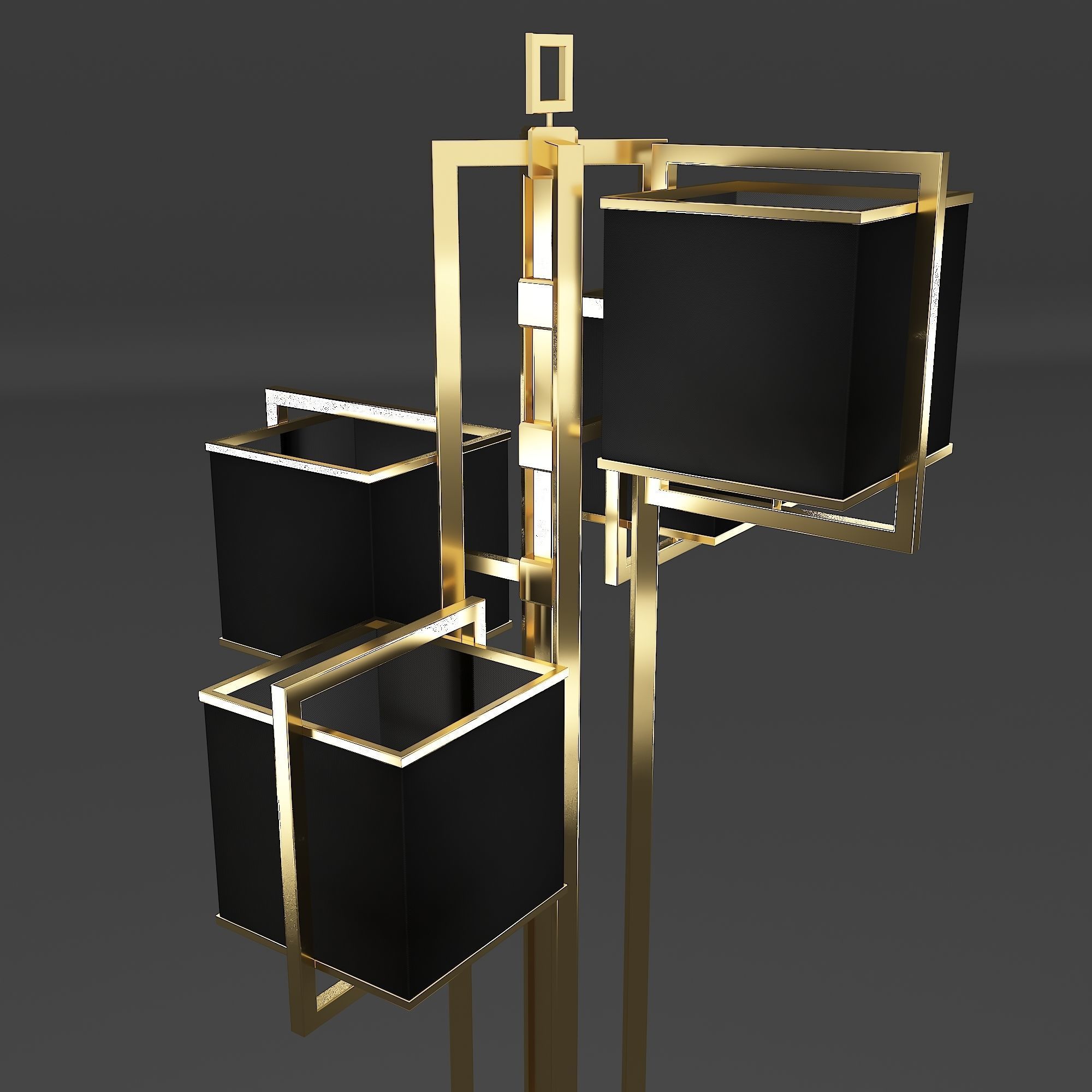KARE Floor Lamp 3D model_2