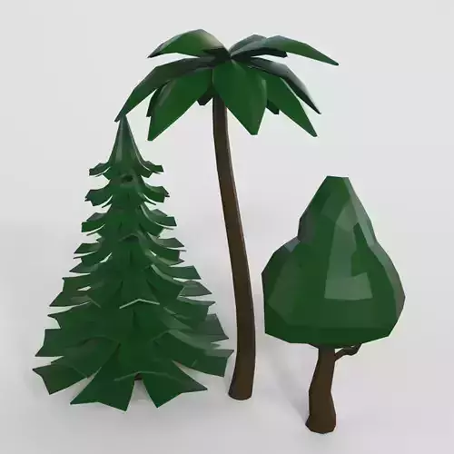 LowPoly Forest christmas tree