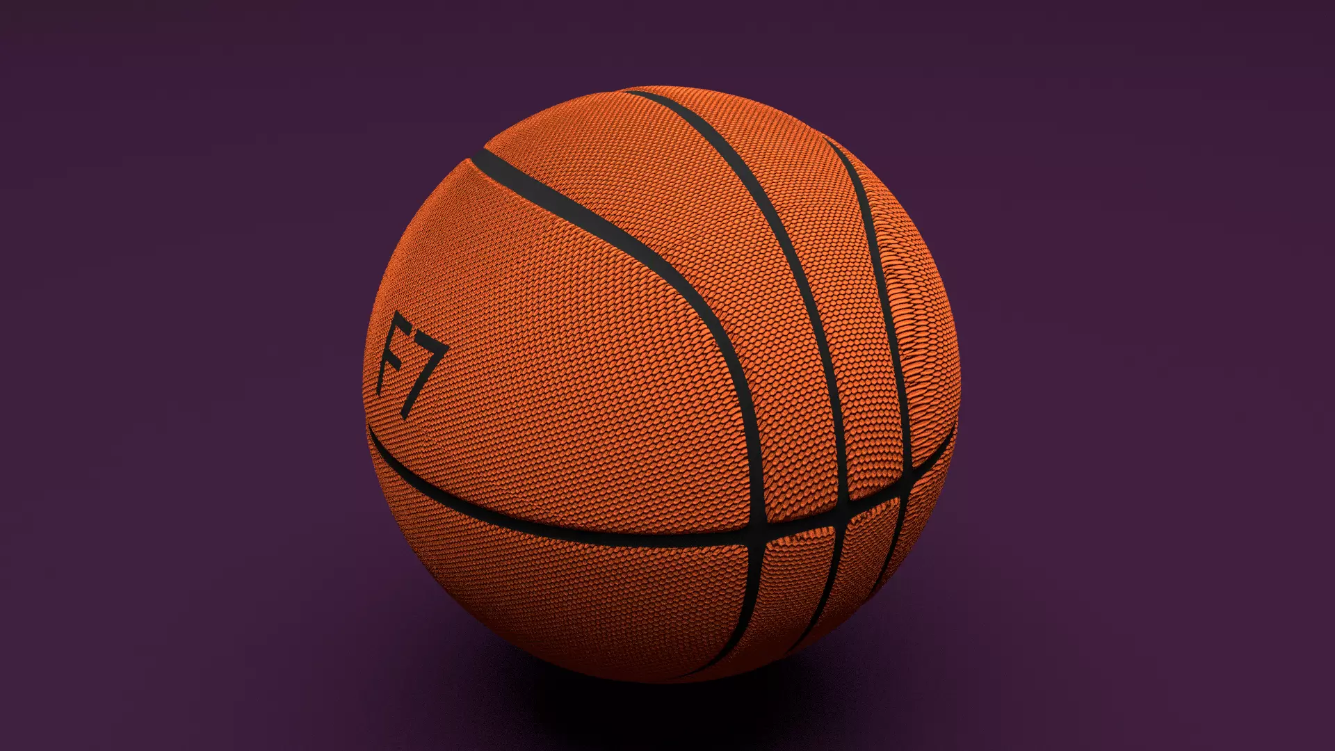 Backetball basketball ball 3D model_0