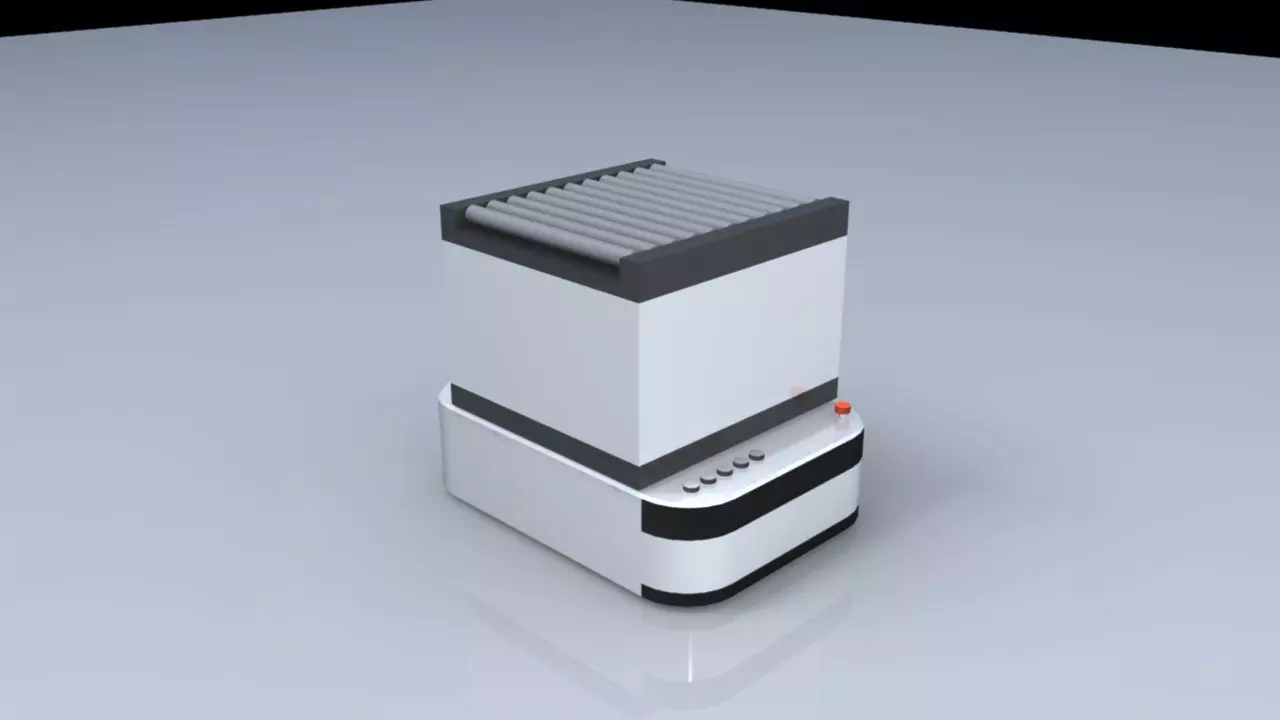 AGV smart robot 3D model_0