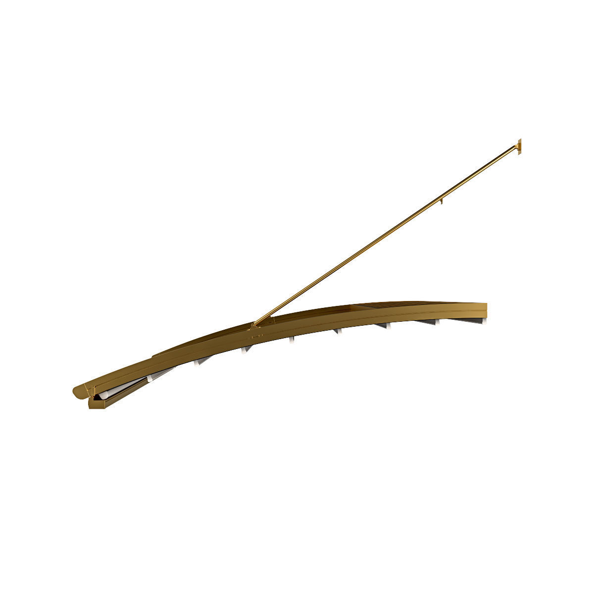 Motorized Pergola 6 brass furniture matte 3D model_17
