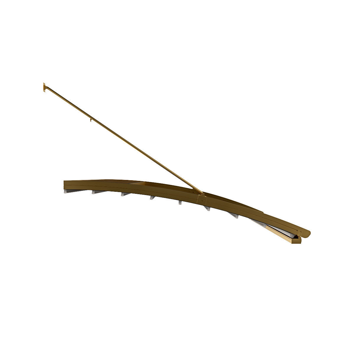 Motorized Pergola 6 brass furniture matte 3D model_52