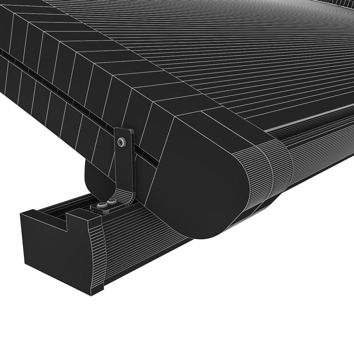 Motorized Pergola 6 brass furniture matte 3D model_69