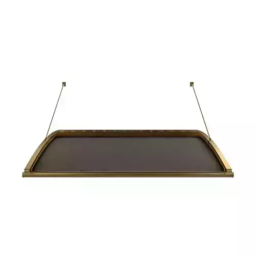 Motorized Pergola 6 brass furniture matte 3D model