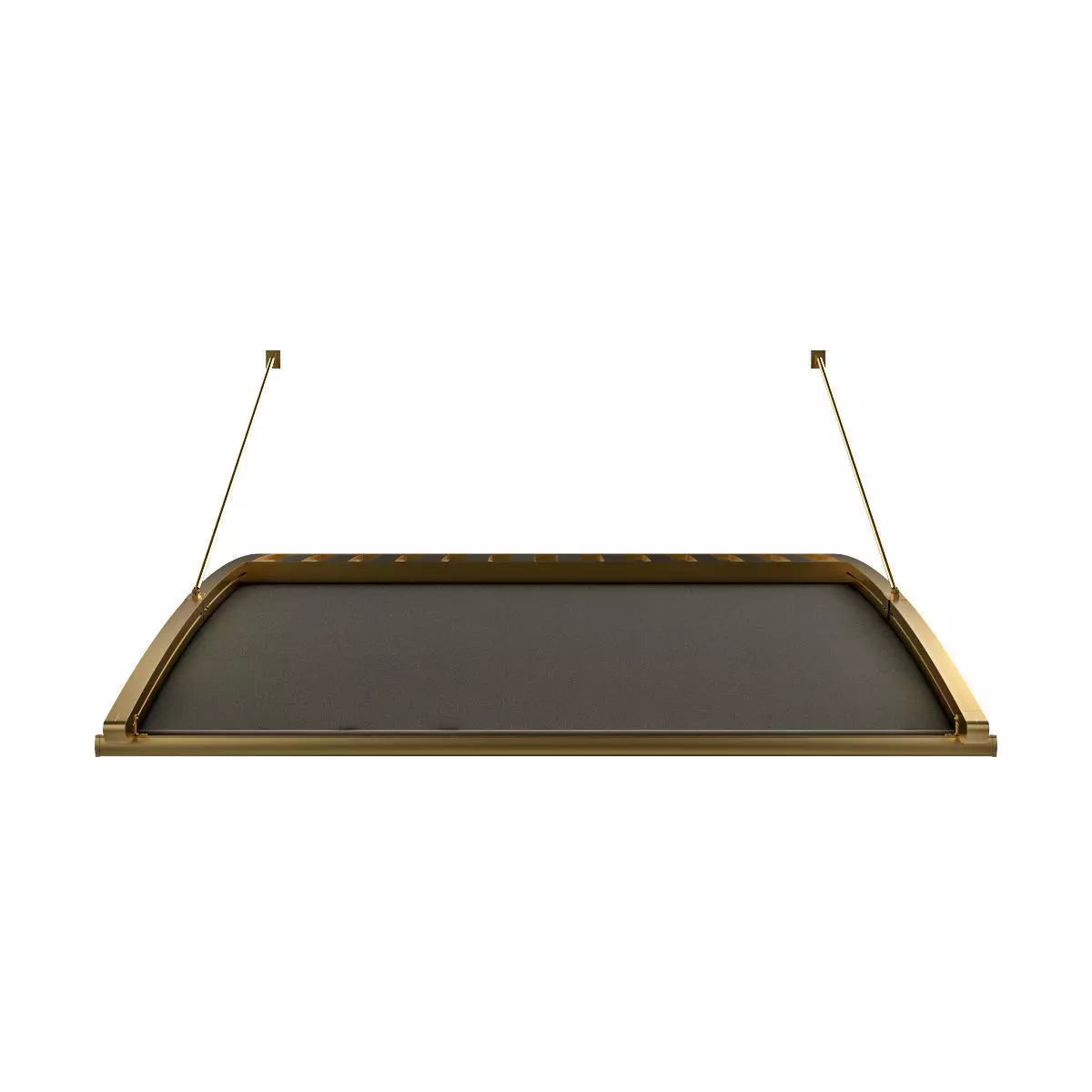 Motorized Pergola 6 brass furniture matte 3D model_0