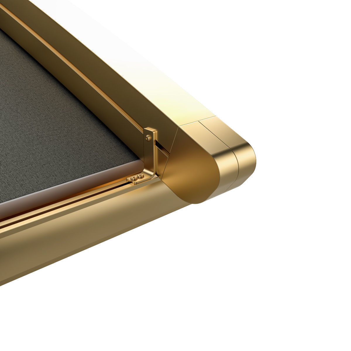 Motorized Pergola 6 brass furniture matte 3D model_1