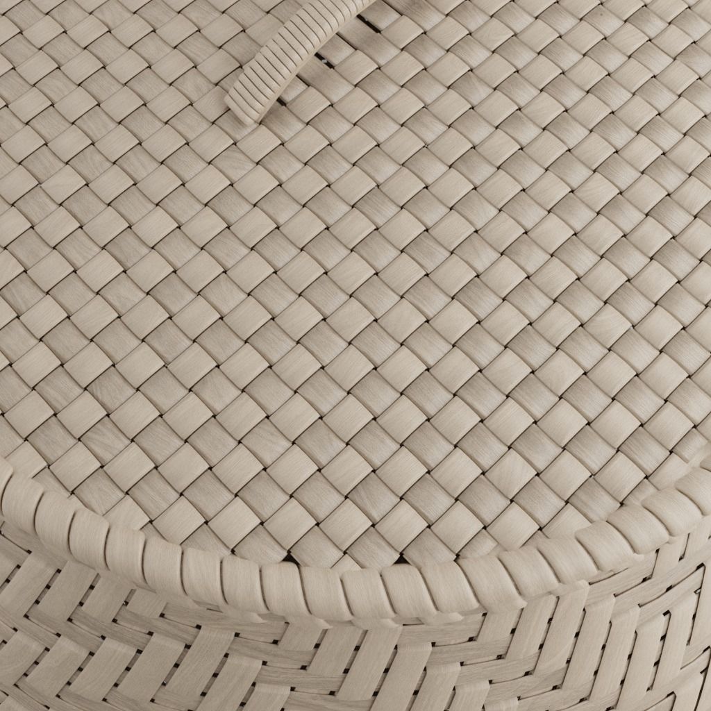 Woven basket 2 with lid 3D model_5