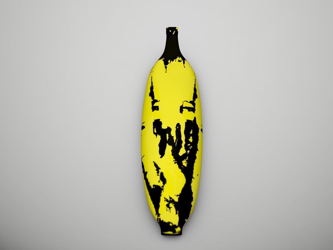 Banana wallpaper hd 3D model_2