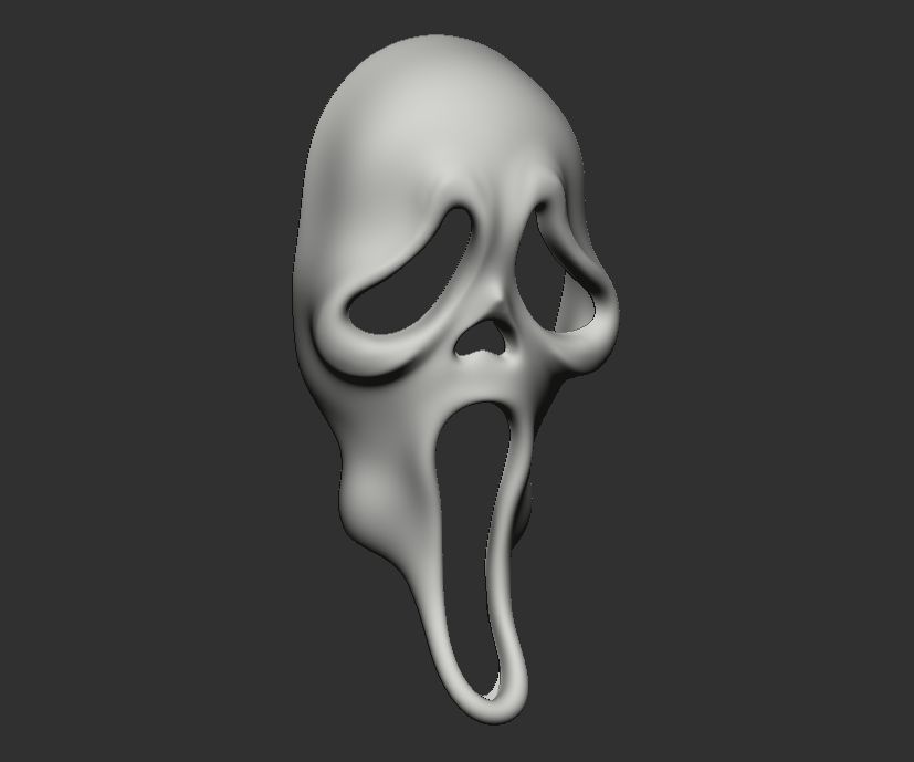Ghost Scream Mask 3D print model_6