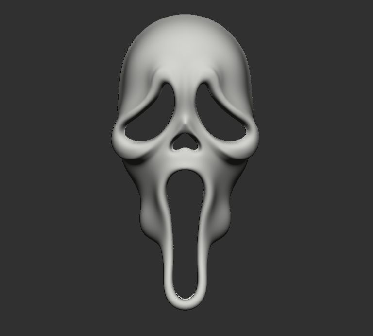 Ghost Scream Mask 3D print model_5