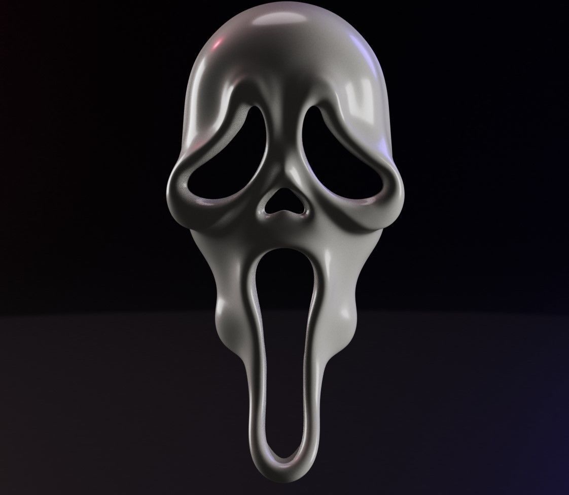 Ghost Scream Mask 3D print model_1