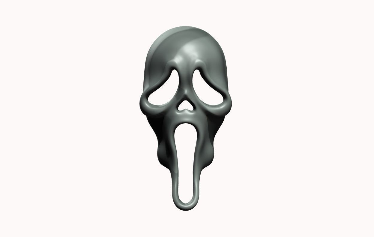 Ghost Scream Mask 3D print model_2