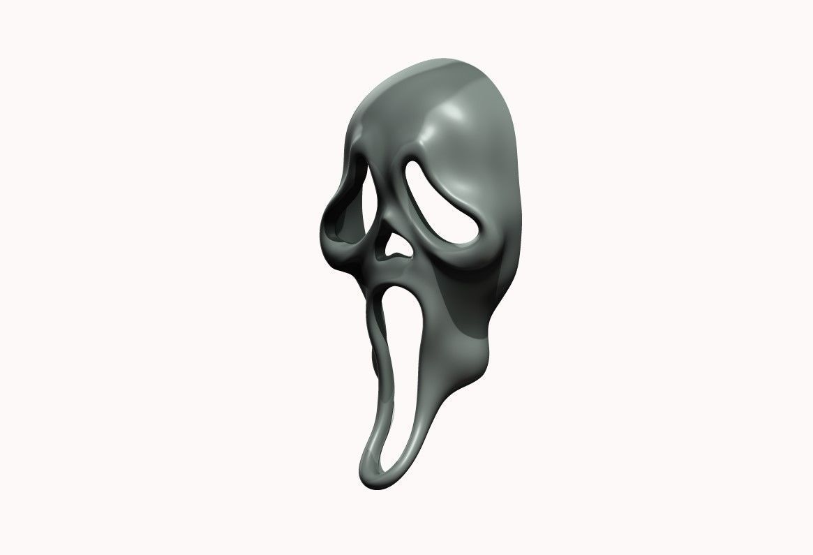 Ghost Scream Mask 3D print model_3