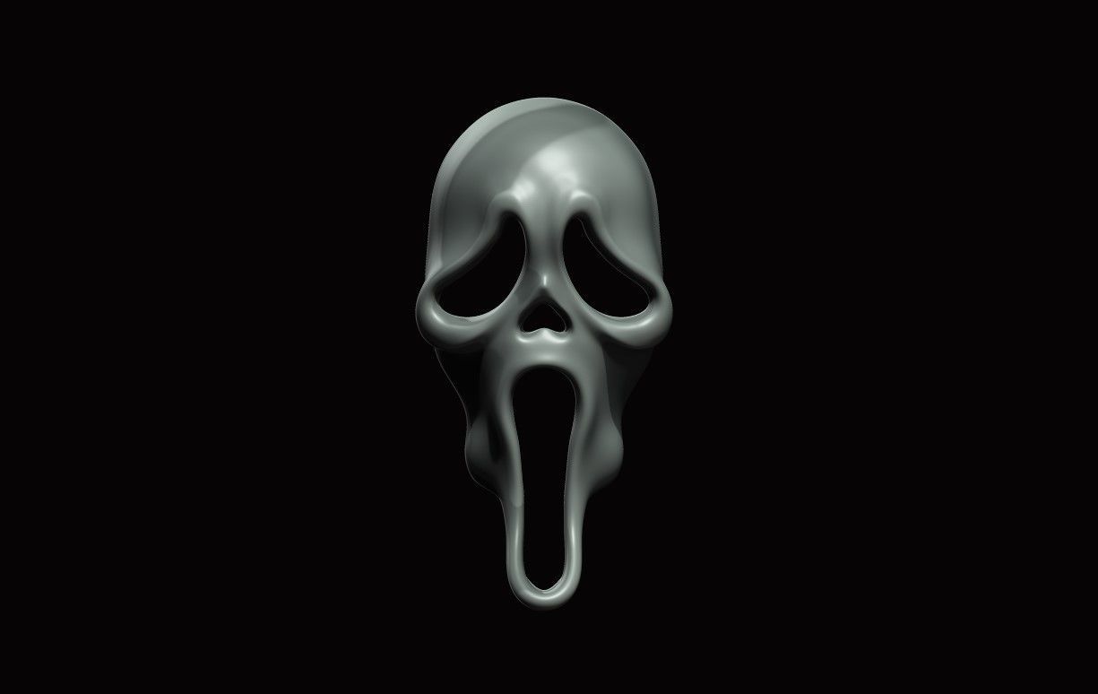 Ghost Scream Mask 3D print model_9