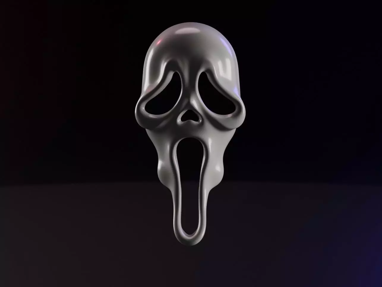 Ghost Scream Mask 3D print model_0