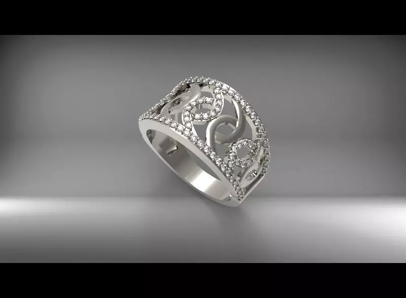 3D Print Ring Model 01 3D print model