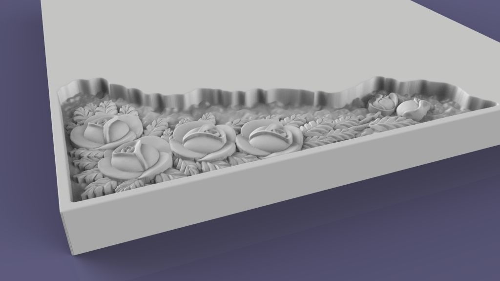 Memorial tombstone 3D print model_3