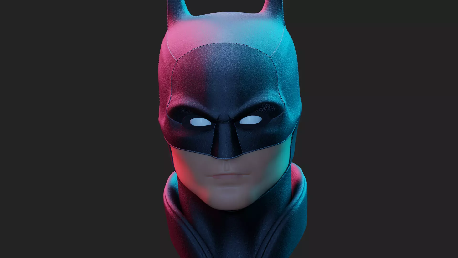 Batman mask - free soft ear Free 3D print model