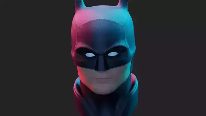 Batman mask - free soft ear Free 3D print model