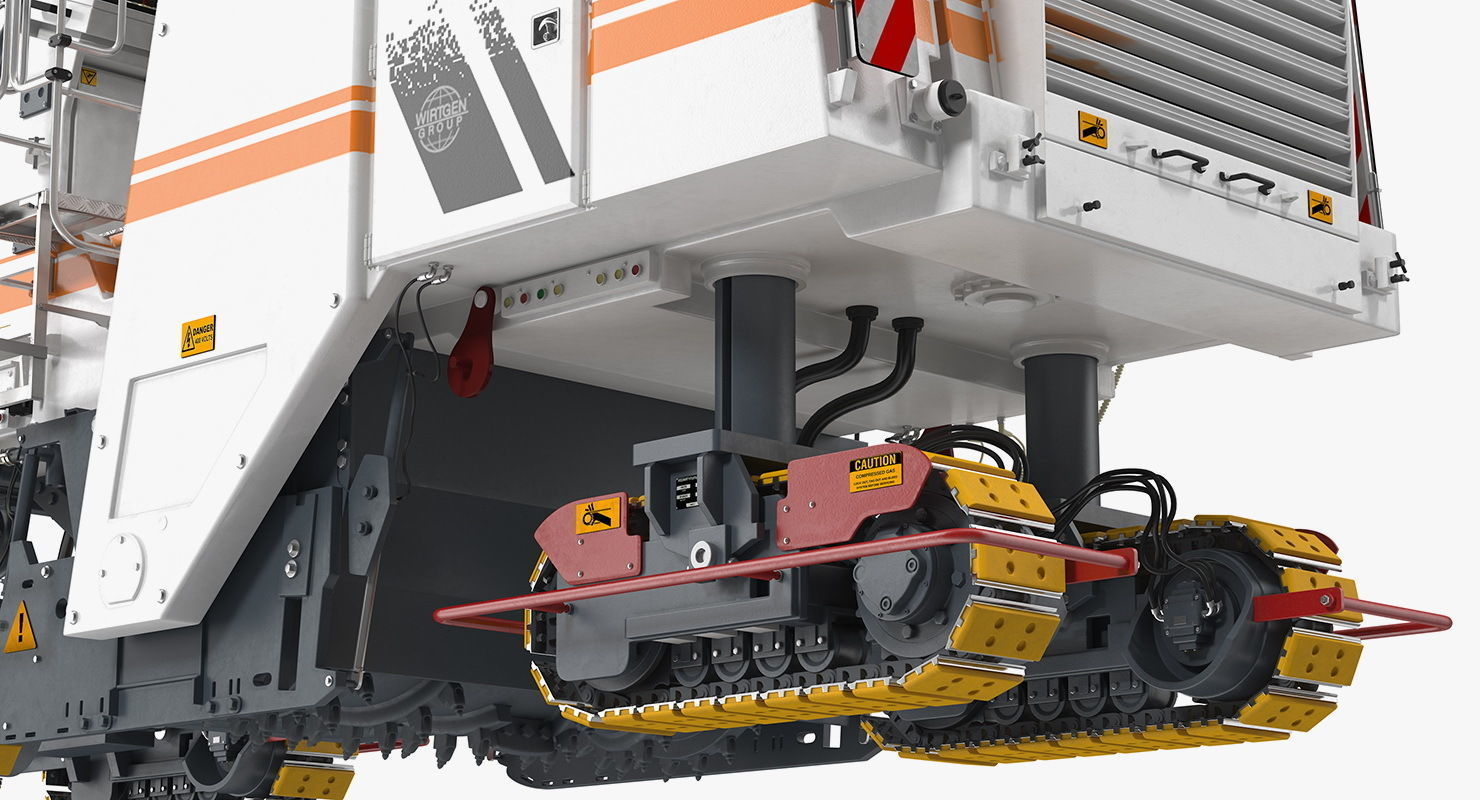 Asphalt Milling Machine Wirtgen W2000 Clean 3D model_14
