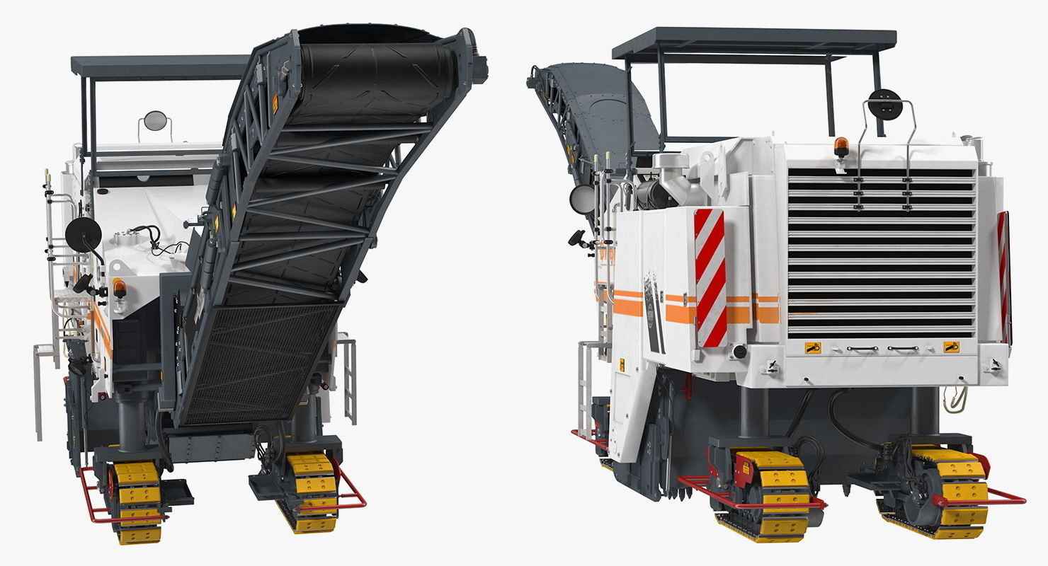 Asphalt Milling Machine Wirtgen W2000 Clean 3D model_7