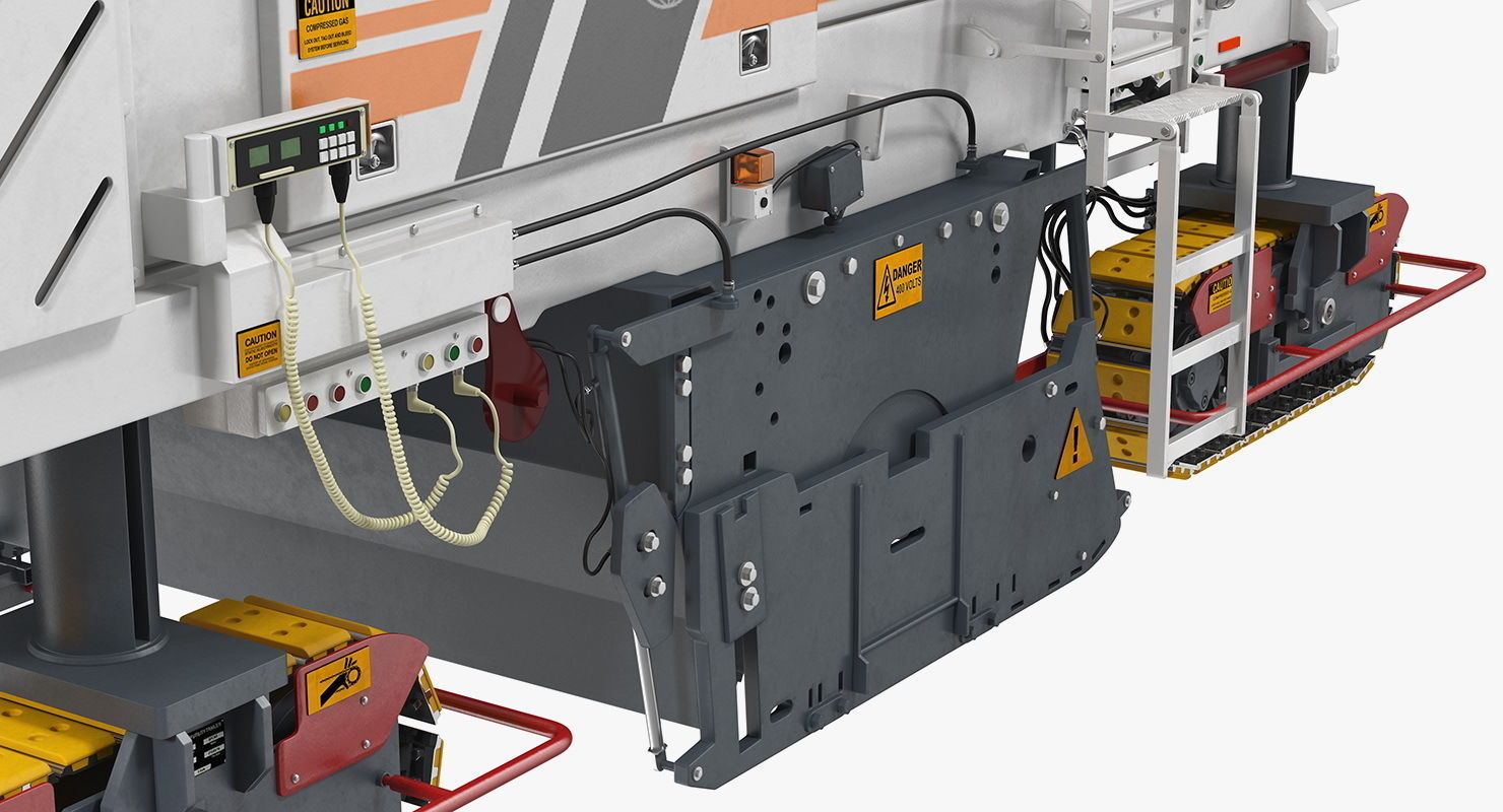 Asphalt Milling Machine Wirtgen W2000 Clean 3D model_15