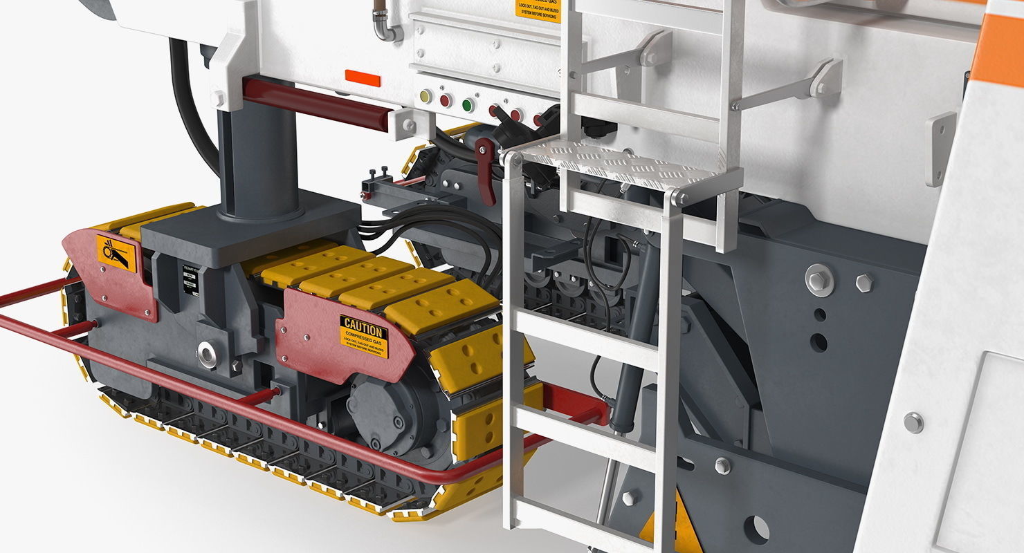 Asphalt Milling Machine Wirtgen W2000 Clean 3D model_11