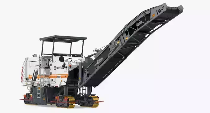 Asphalt Milling Machine Wirtgen W2000 Clean 3D model