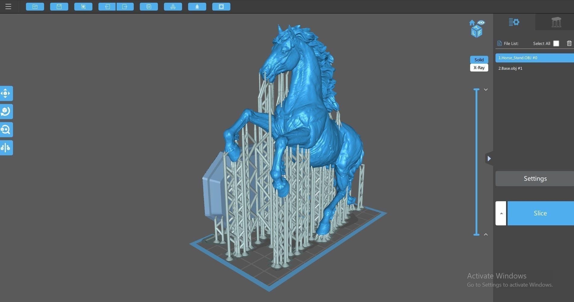 Horse print ready Stand Pose 3D print model_26