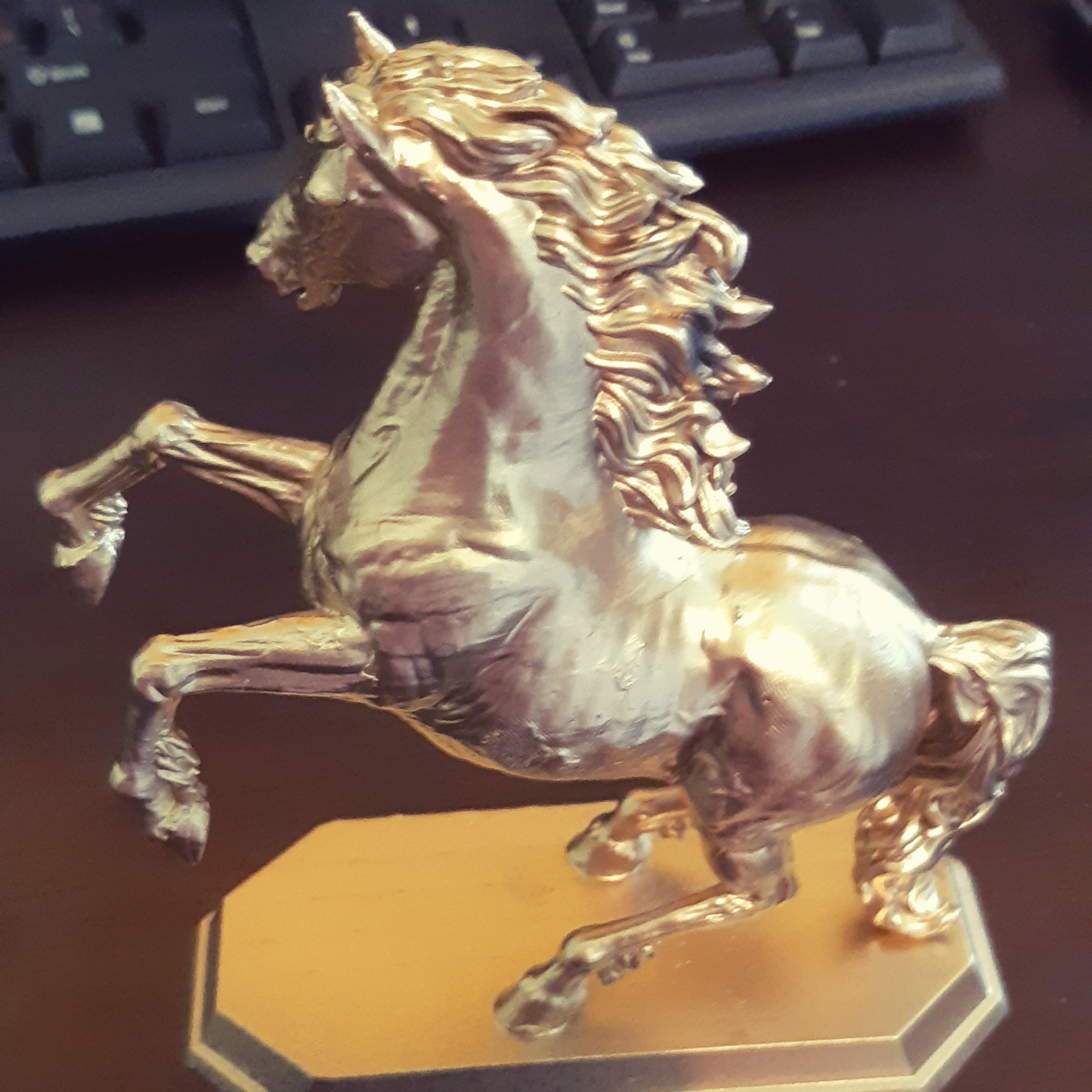 Horse print ready Stand Pose 3D print model_21