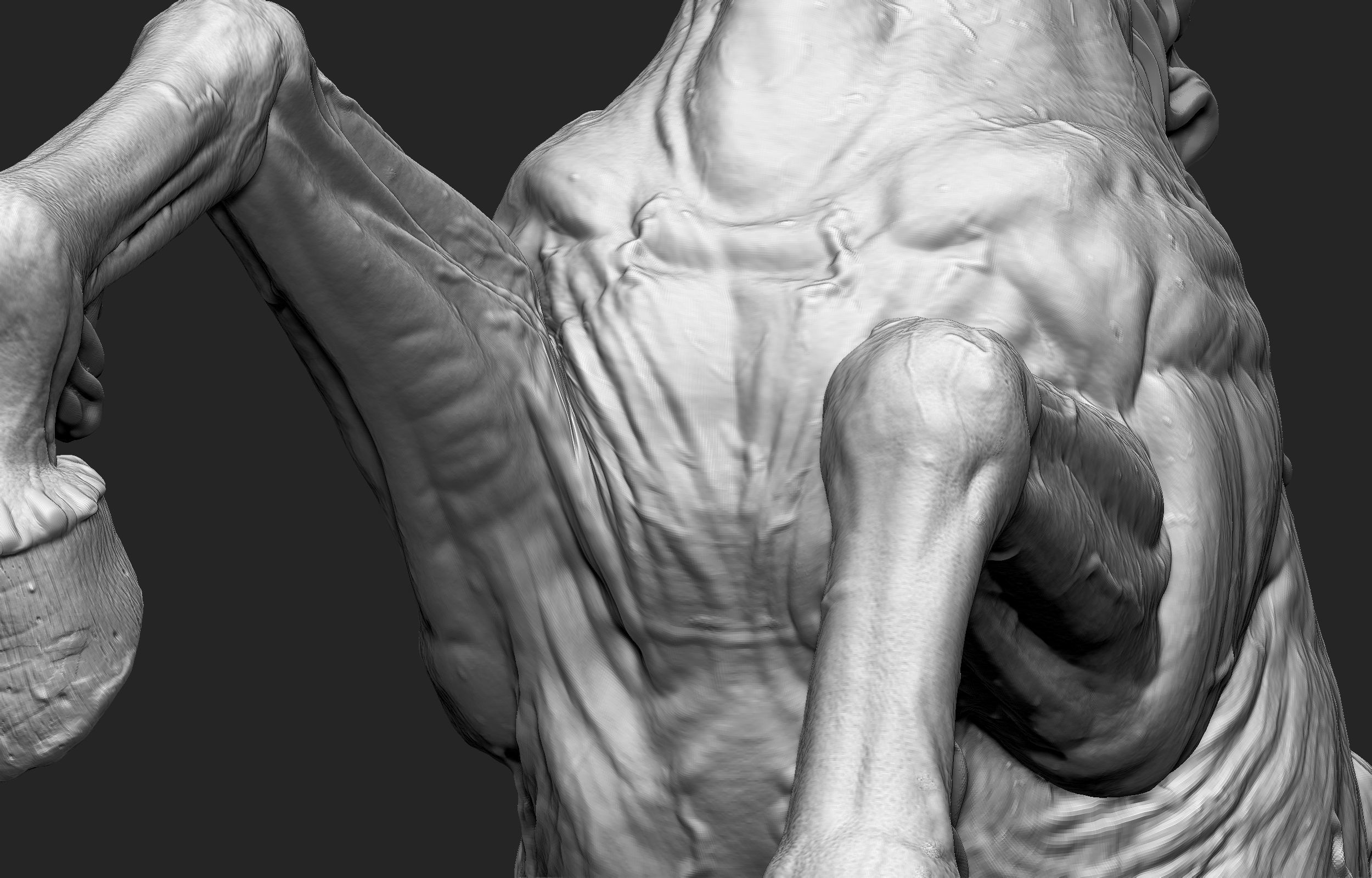 Horse print ready Stand Pose 3D print model_14