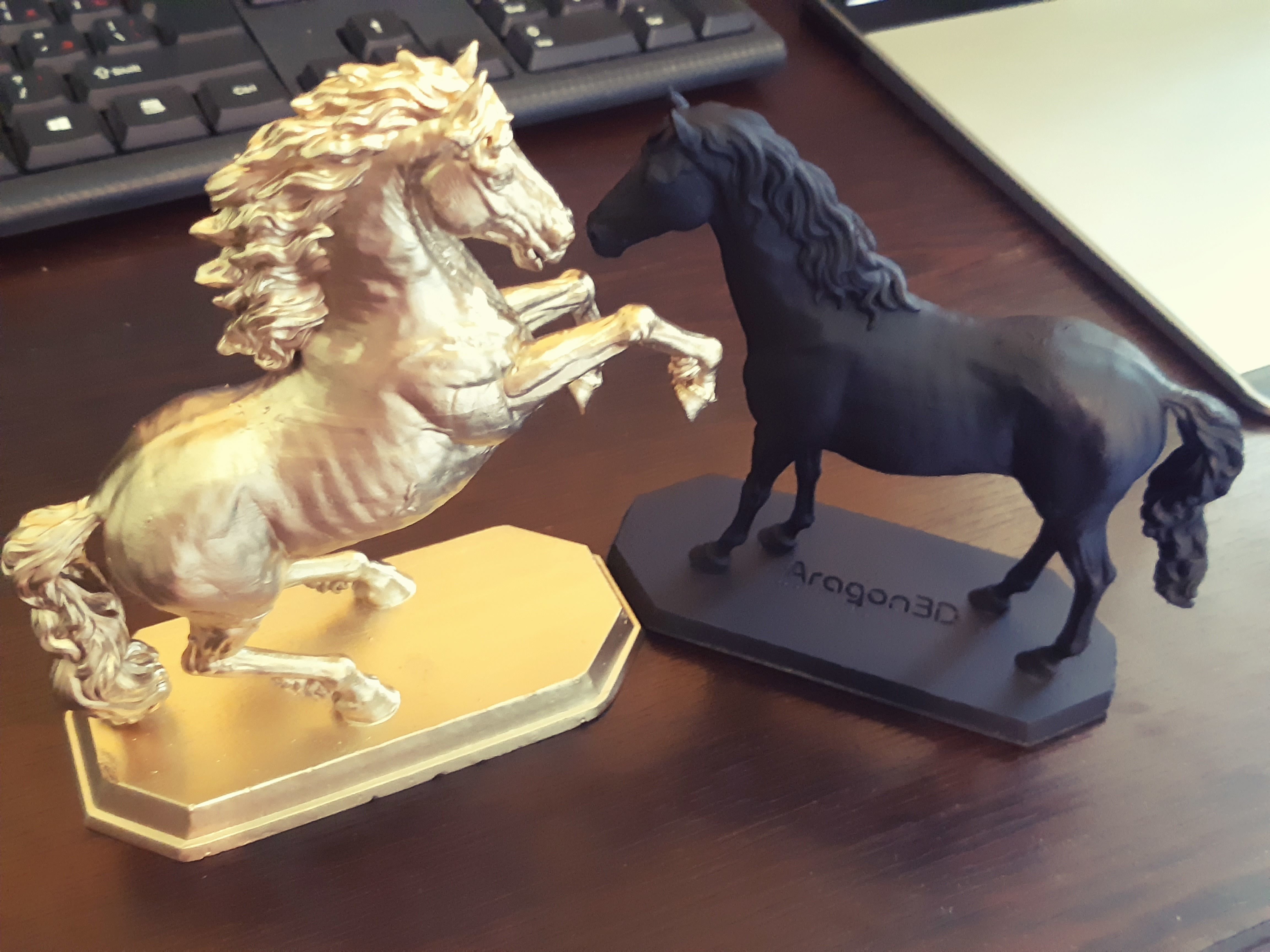 Horse print ready Stand Pose 3D print model_24