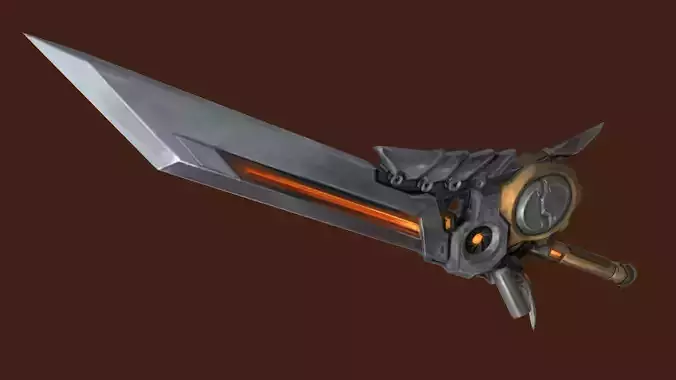 SciFi Mosquito Blade Low-poly 3D model