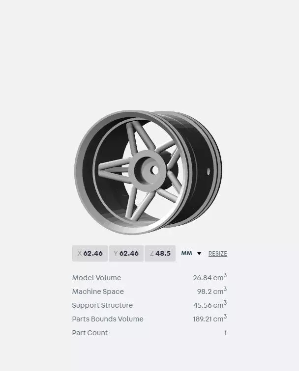 Star Rim print file 3D print model_0