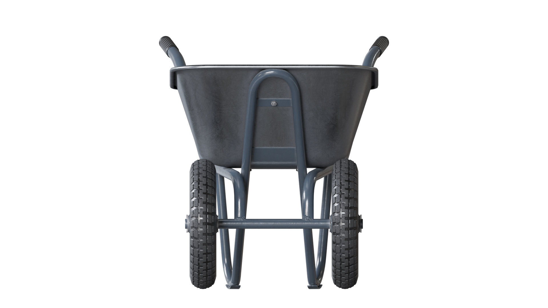 Wheelbarrow Gray 3D model_7
