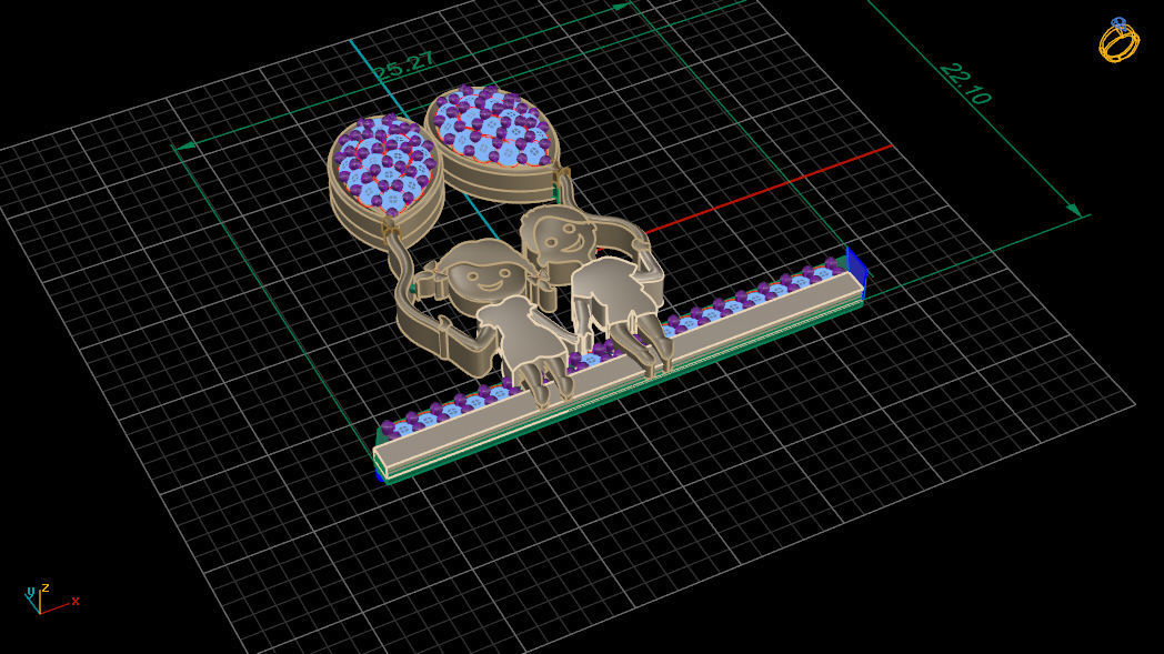 Boy Girl Baby 3D print model_4