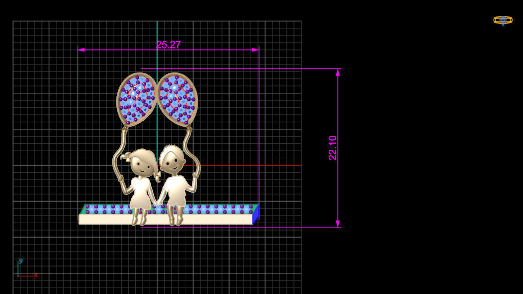 Boy Girl Baby 3D print model_2