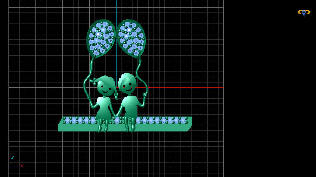 Boy Girl Baby 3D print model_5