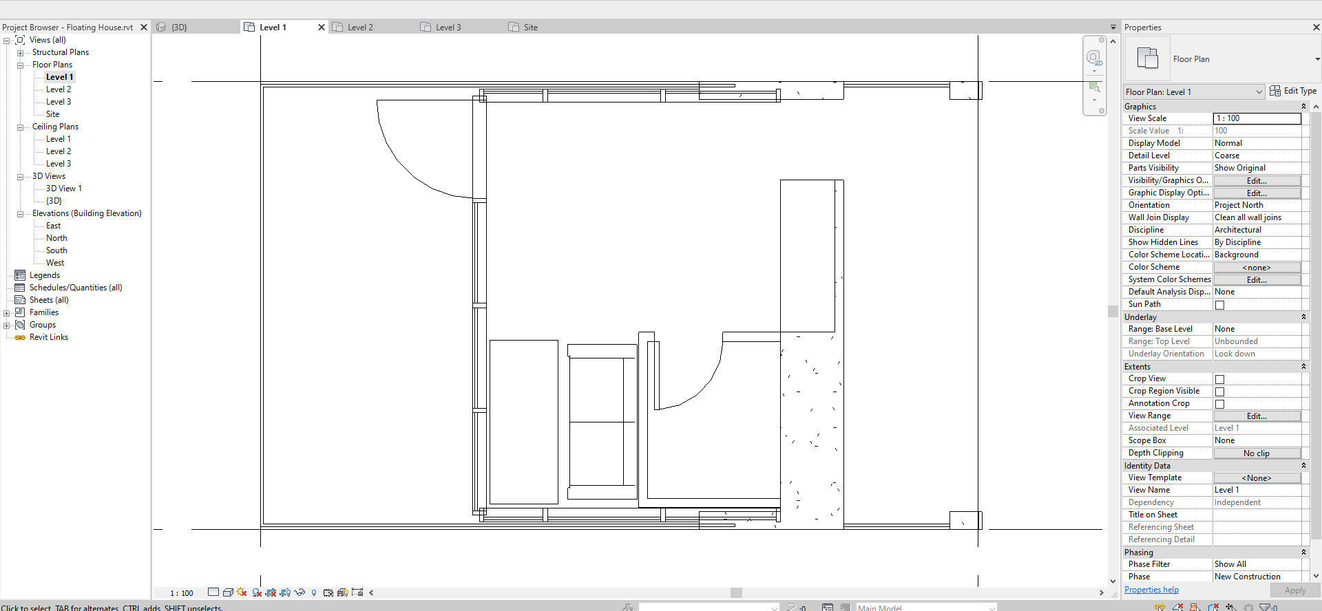 Floating House 3D model_6