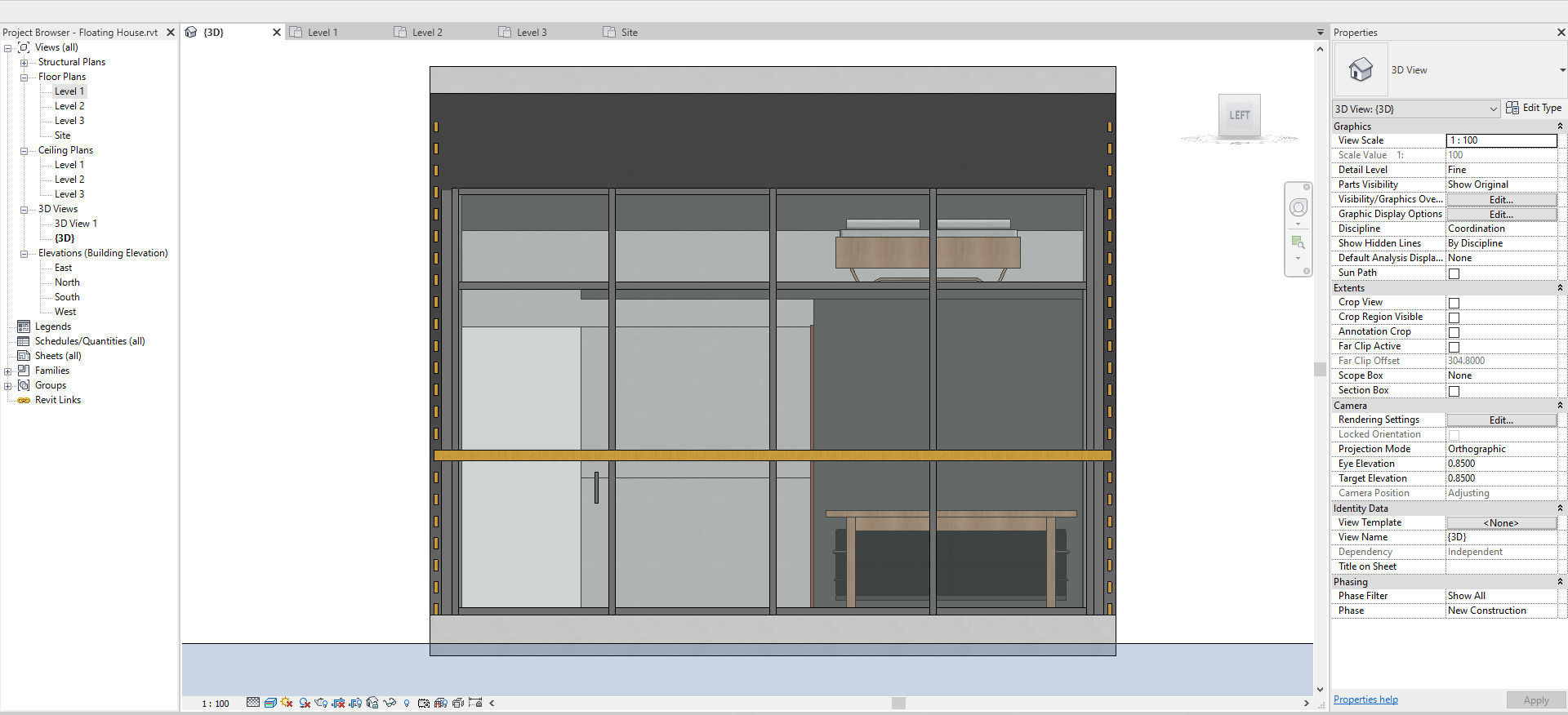 Floating House 3D model_5