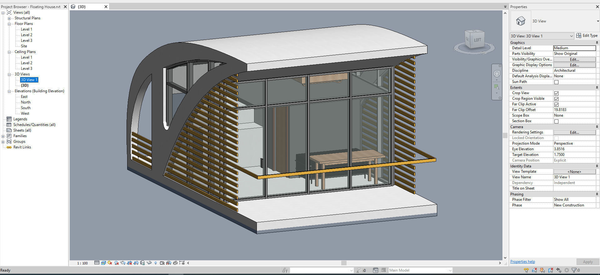 Floating House 3D model_2