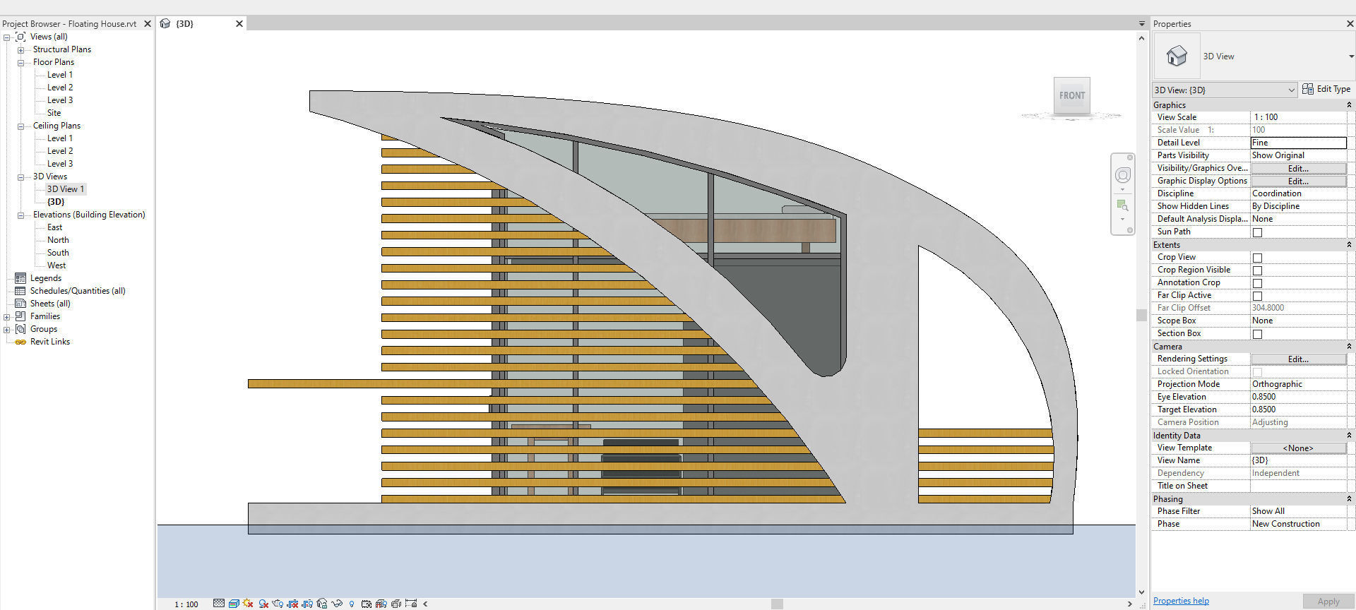Floating House 3D model_4