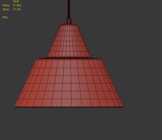 Hanging lamp 14 Loft Design 3D model_4