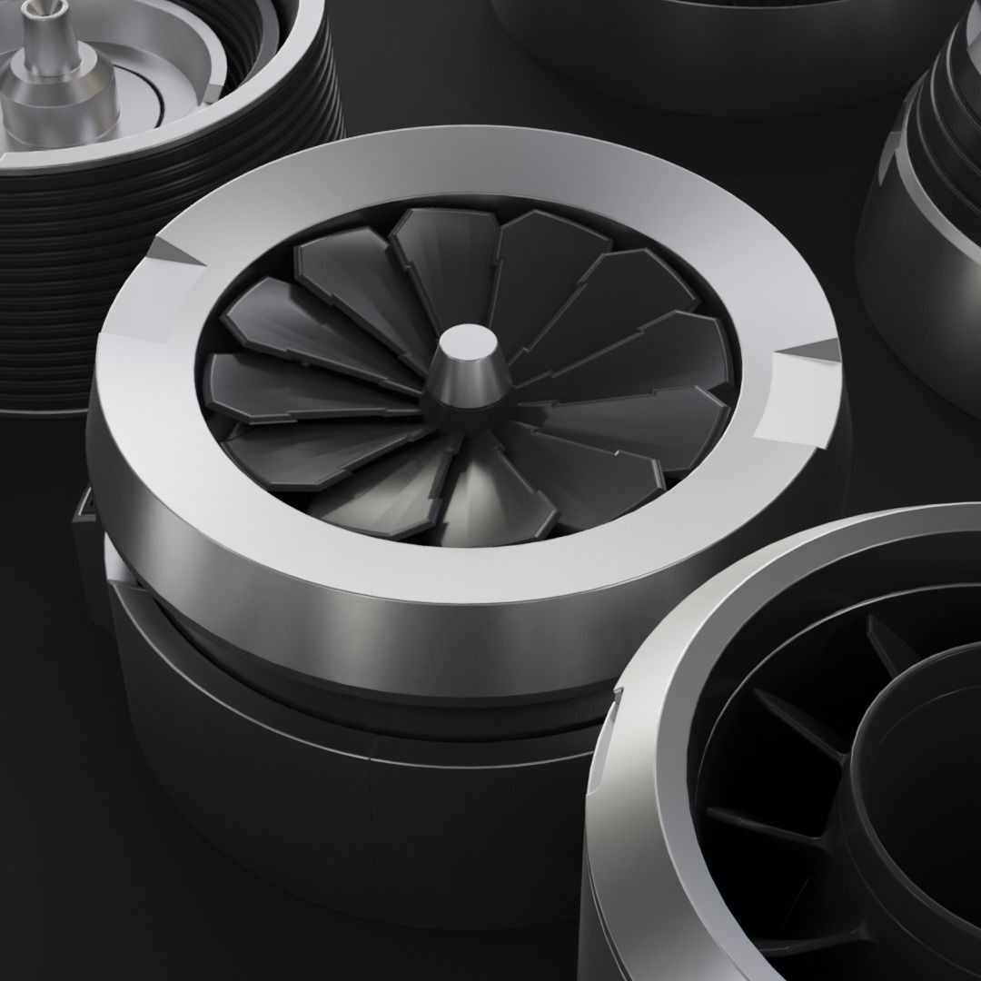 Sci-Fi Details Kit-Bash Set 3D model_9