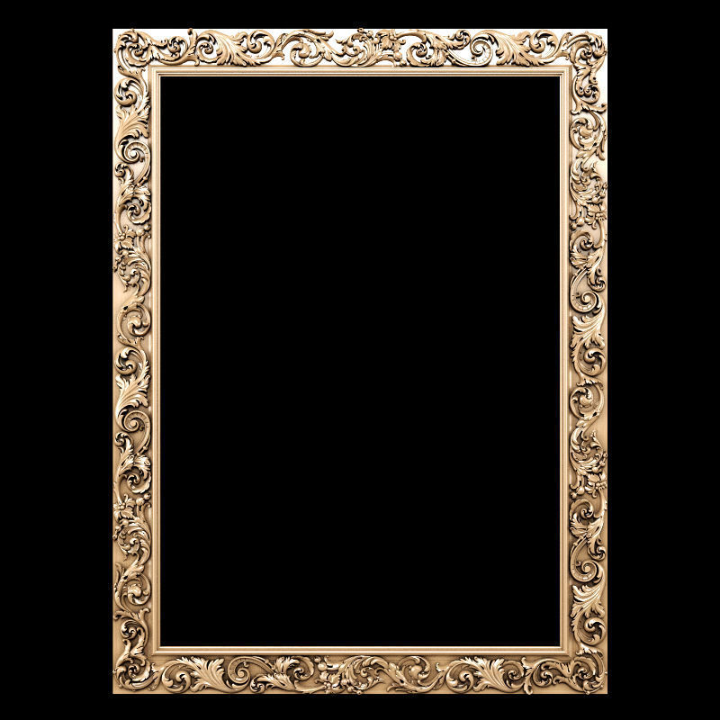 Collection of 30 models classical wood carving decor 3D model_112